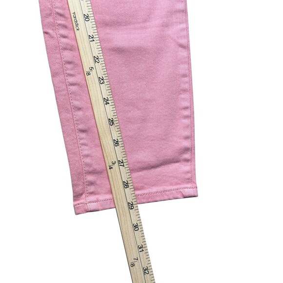 Talbots Flawless Slim Ankle Jeans Women’s 6 Pink Stretch Back Elastic Waist NWT - Picture 9 of 12